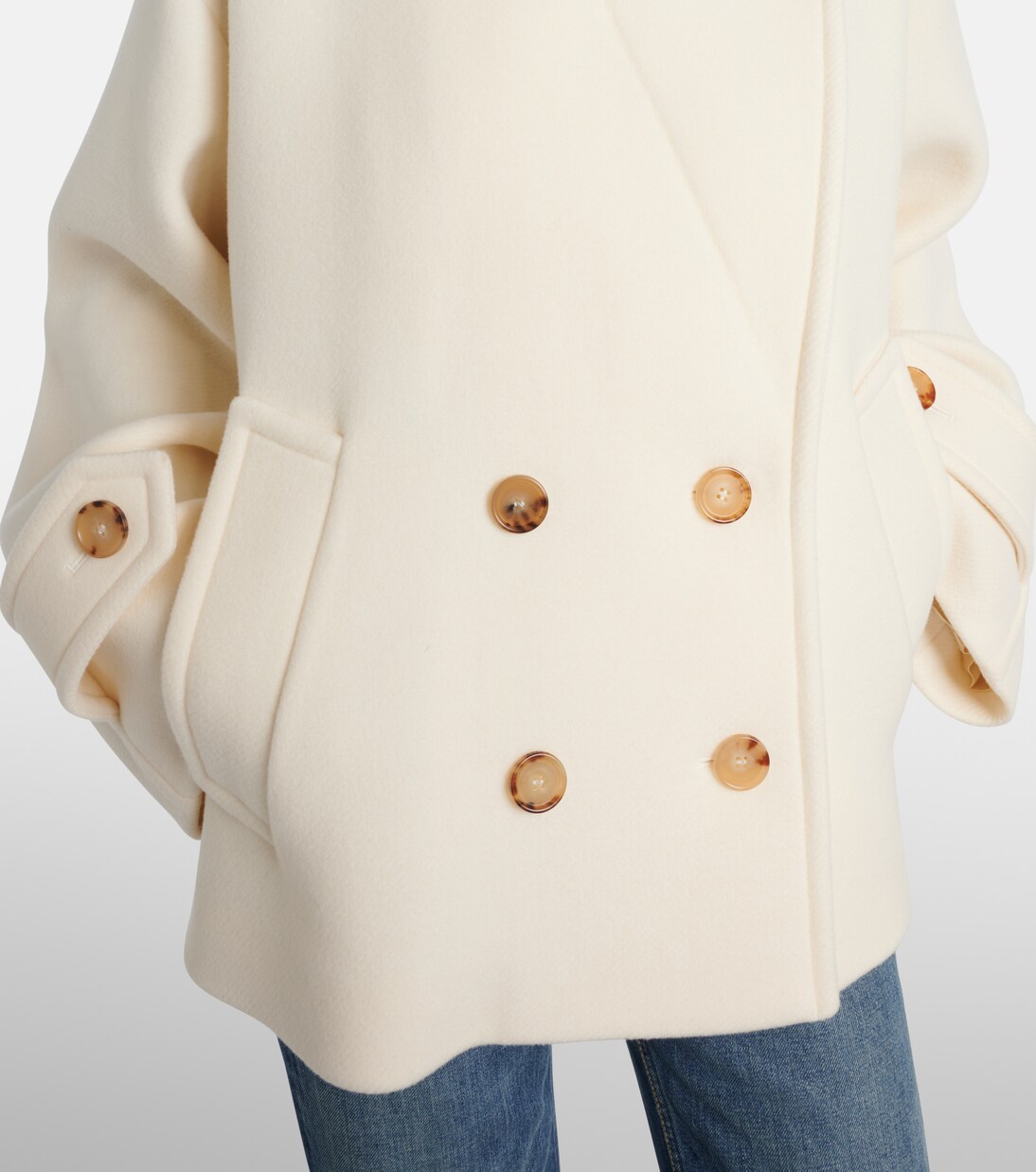 Oversized wool-blend coat | Chloé