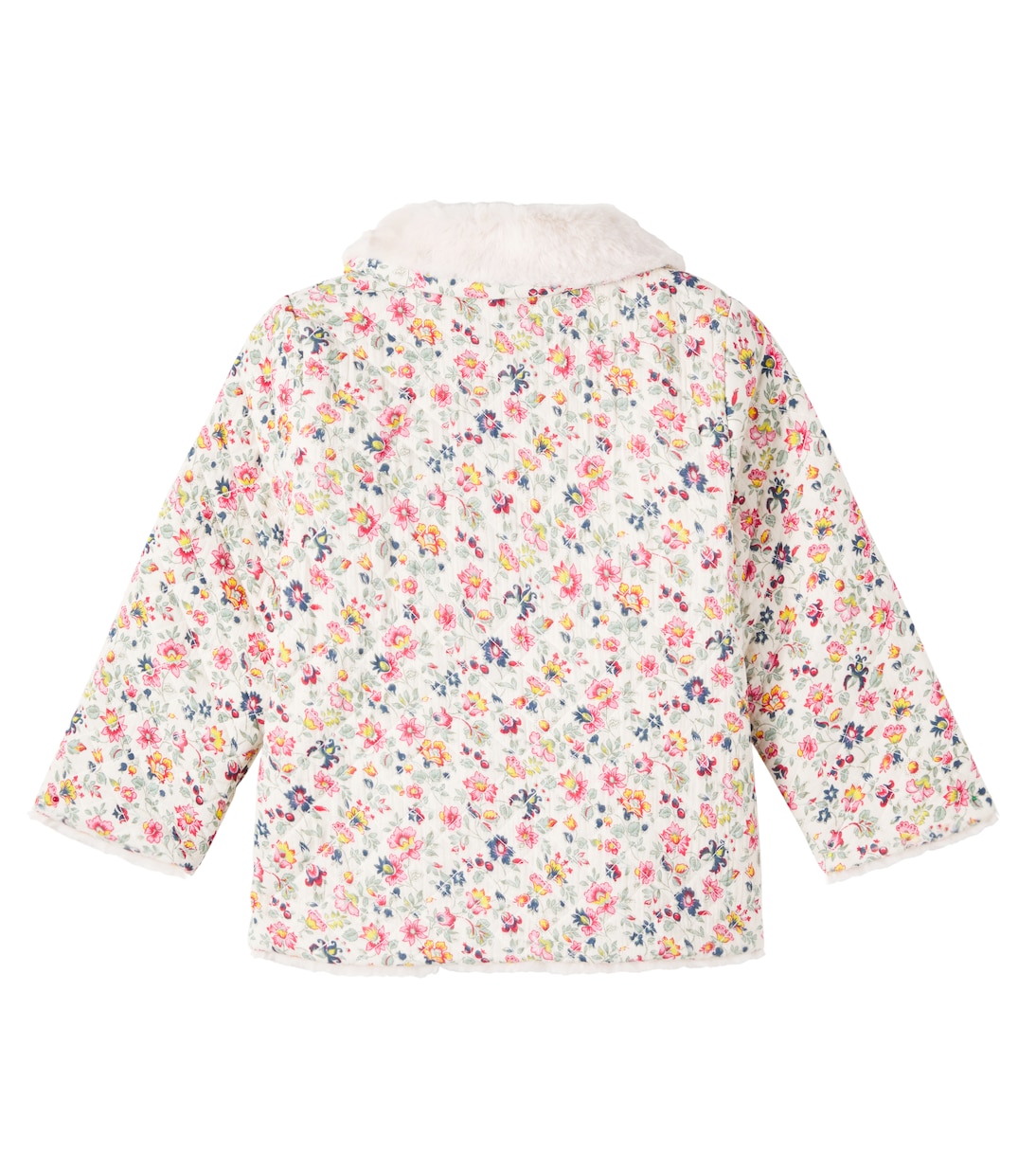 Floral quilted cotton coat | Louise Misha