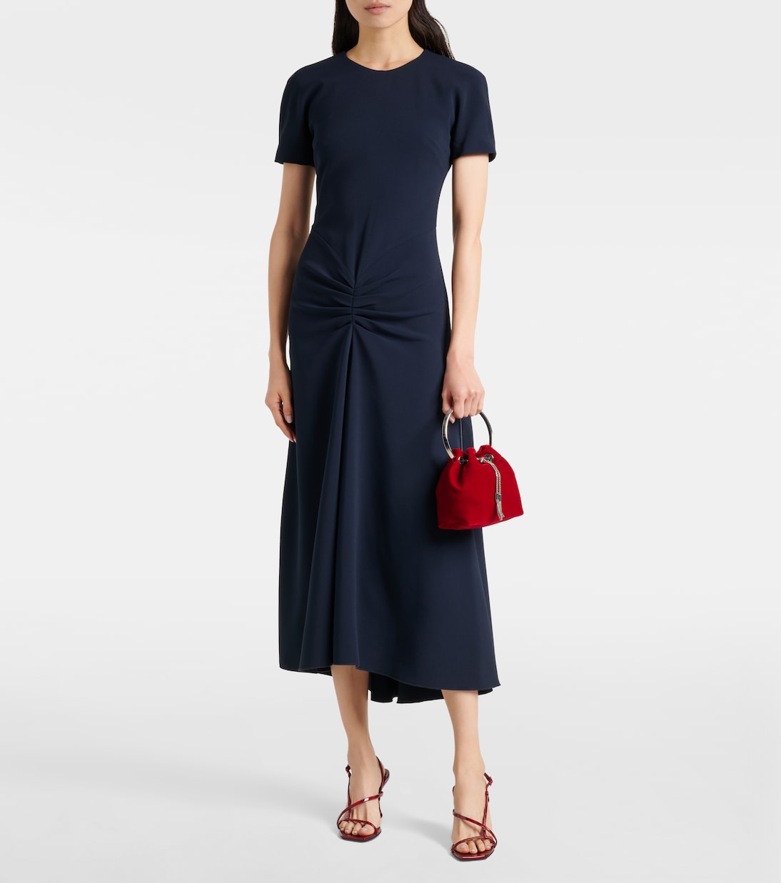 Bon Bon Small velvet bucket bag | Jimmy Choo