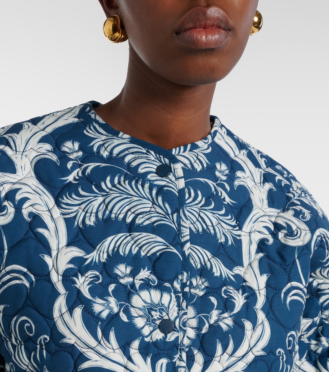 Printed quilted jacket | Farm Rio