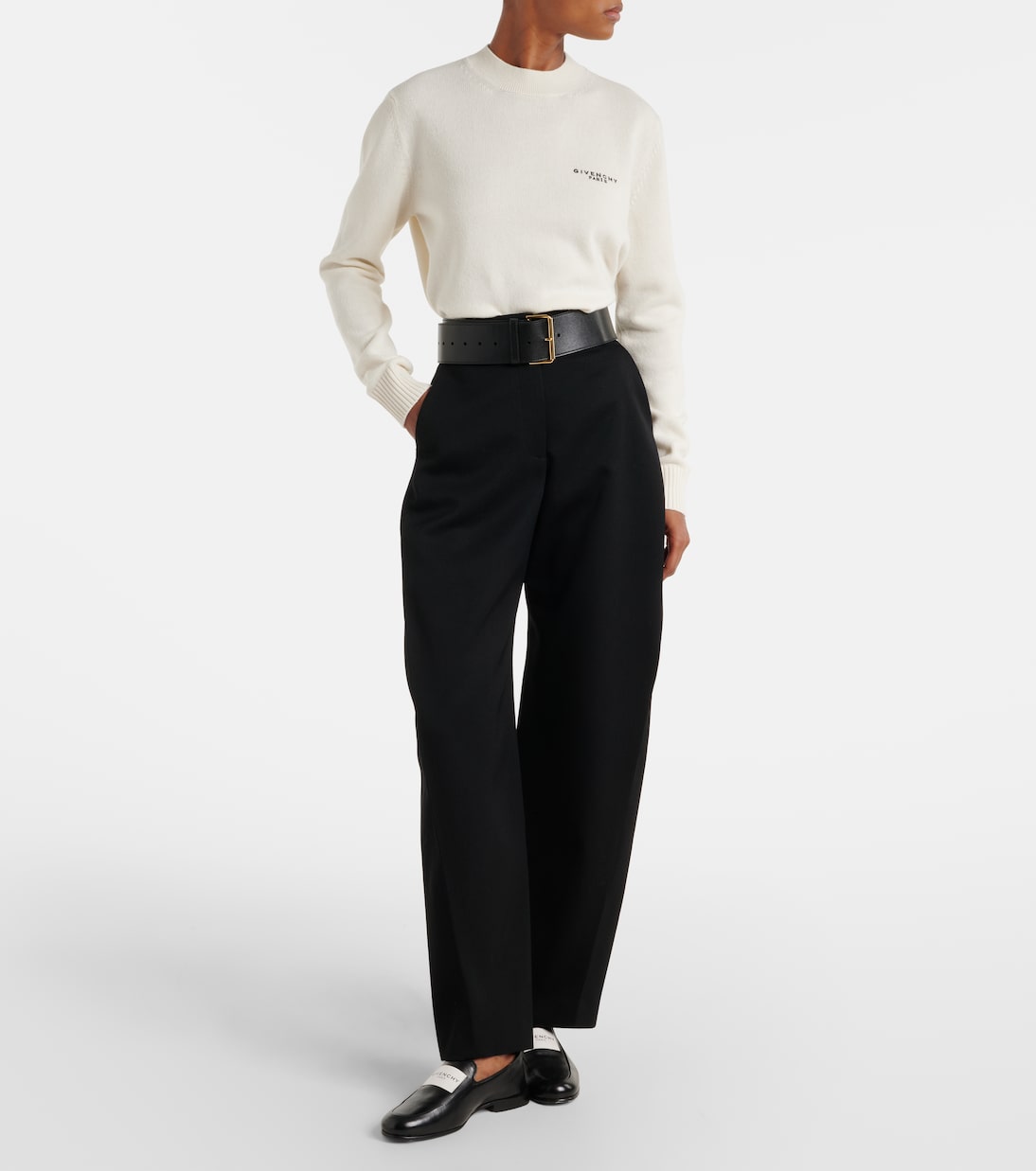 Logo wool and cashmere sweater | Givenchy