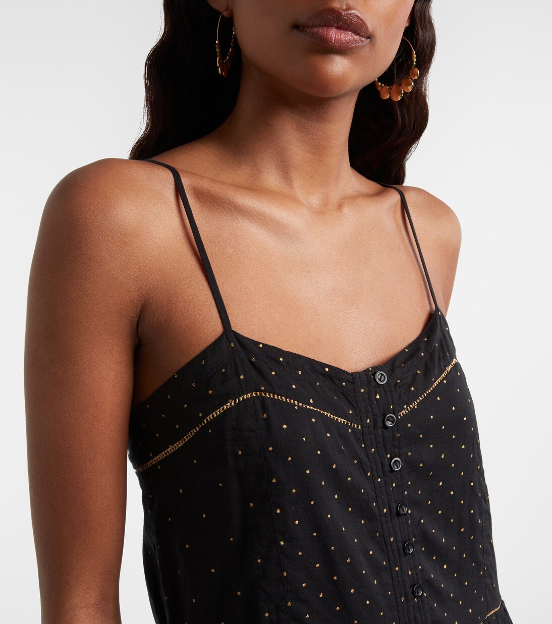 Vickie polka-dot cotton romper | Marant Etoile