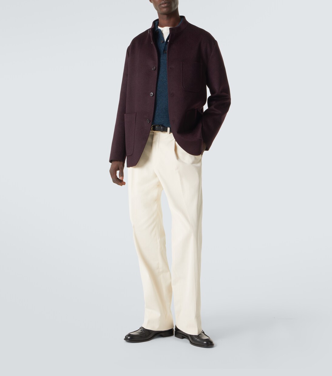 Wool polo shirt | Sunspel