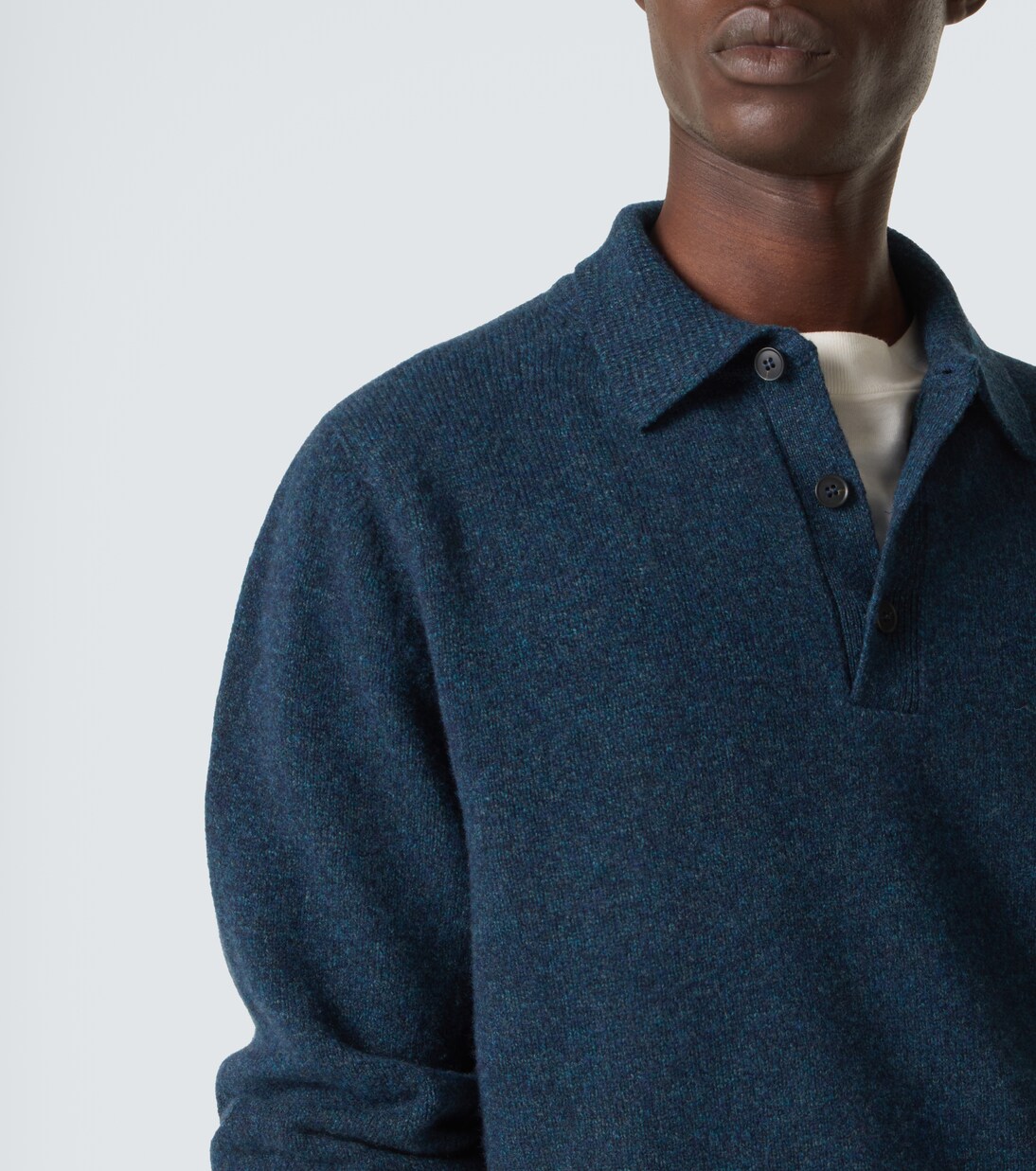 Wool polo shirt | Sunspel