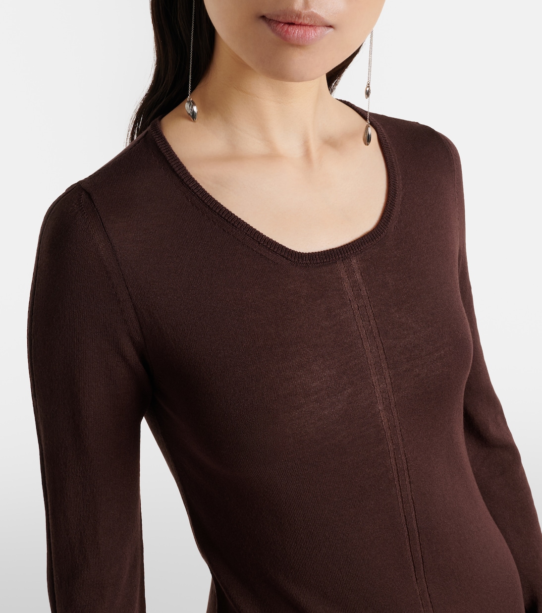 Maxikleid aus Crêpe | Lemaire