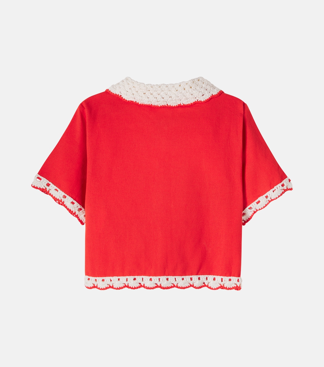 Embroidered cotton top | Stella McCartney Kids