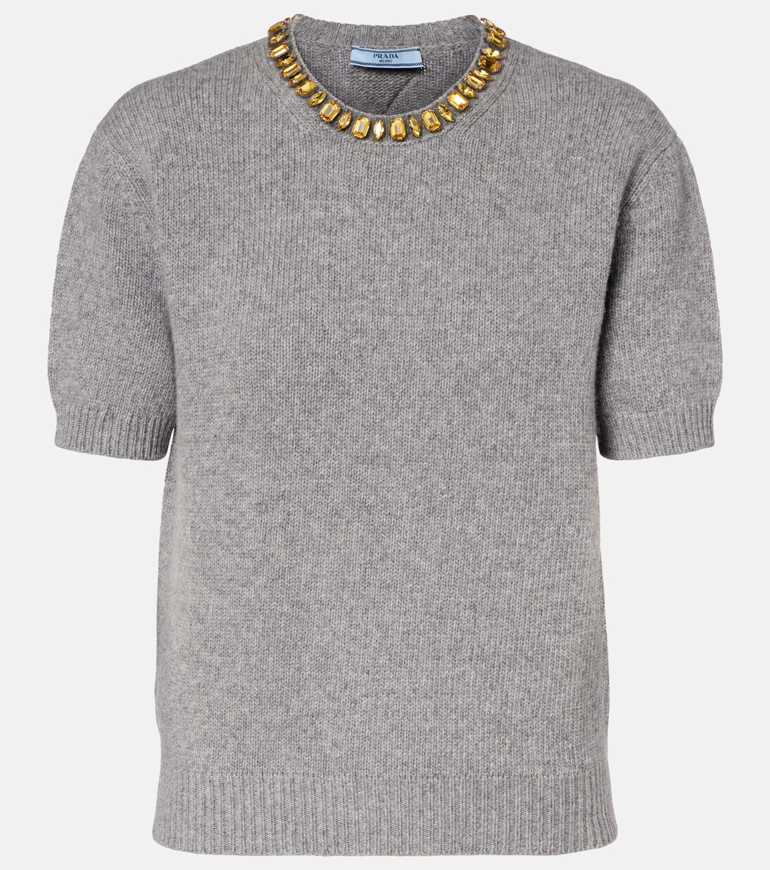 Verzierter Pullover aus Wolle und Kaschmir | Prada