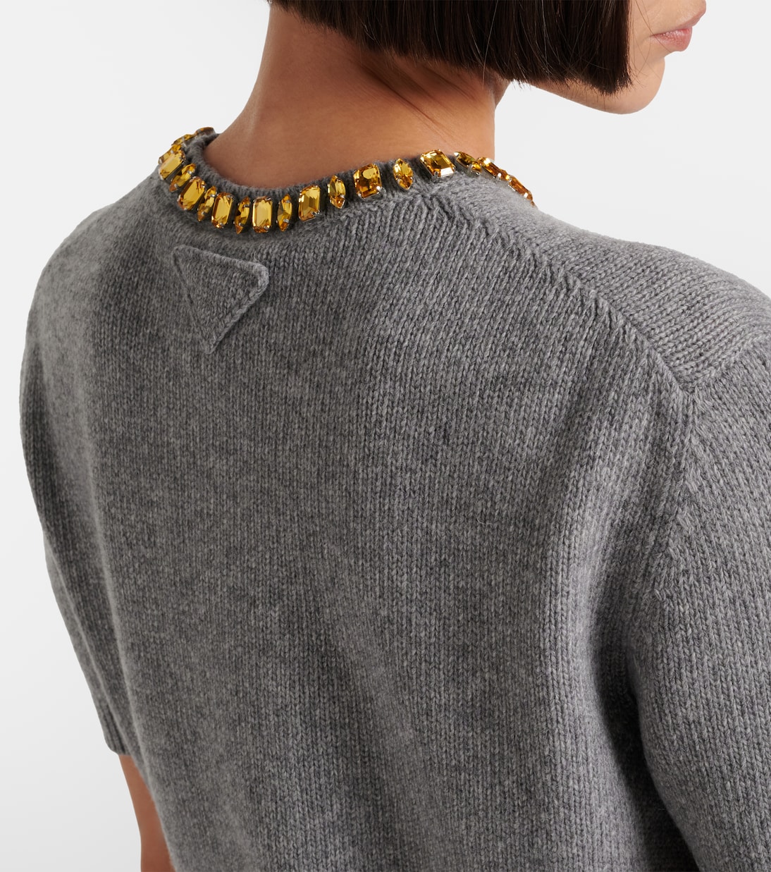 Verzierter Pullover aus Wolle und Kaschmir | Prada