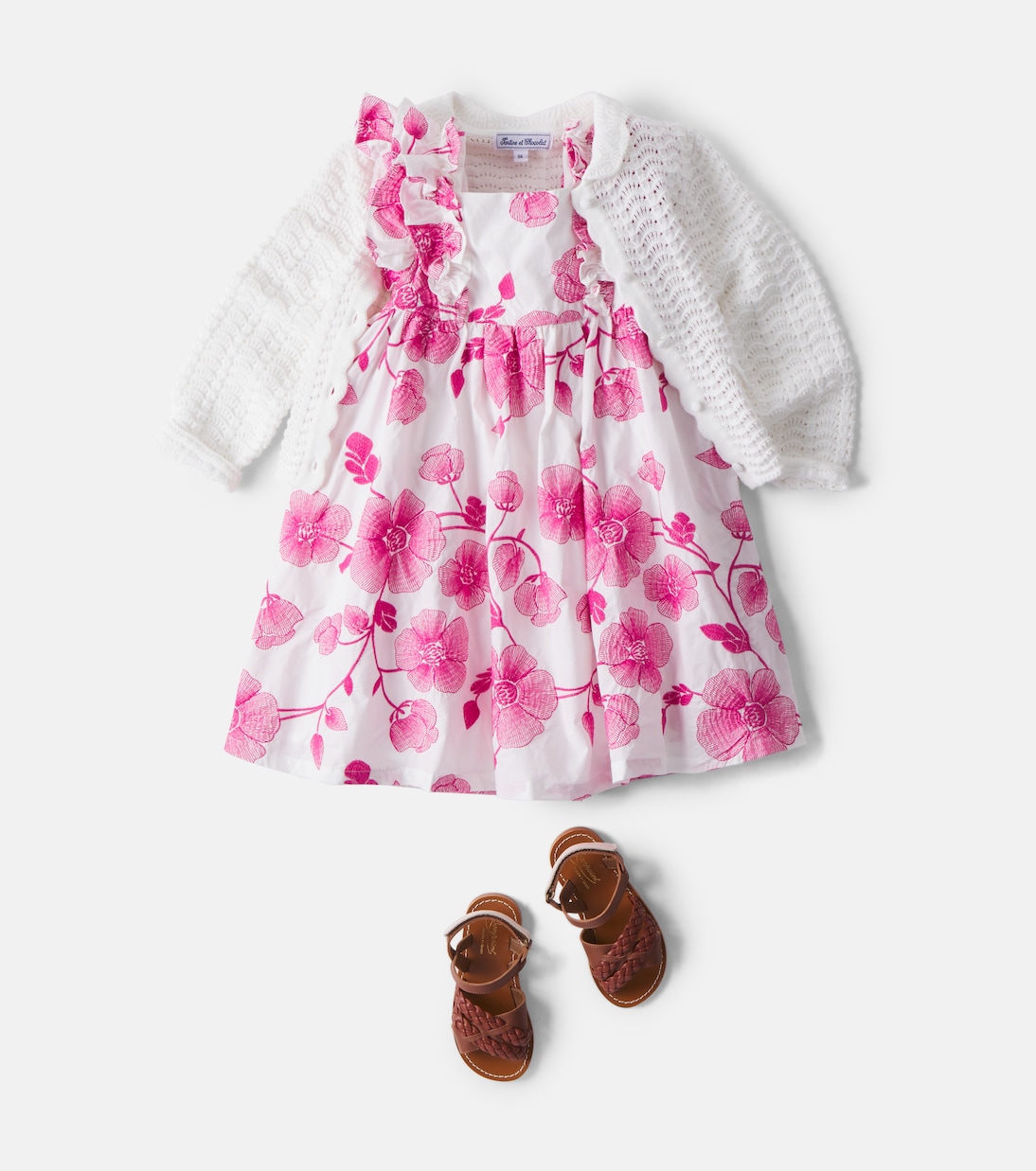 Floral cotton dress | Tartine et Chocolat