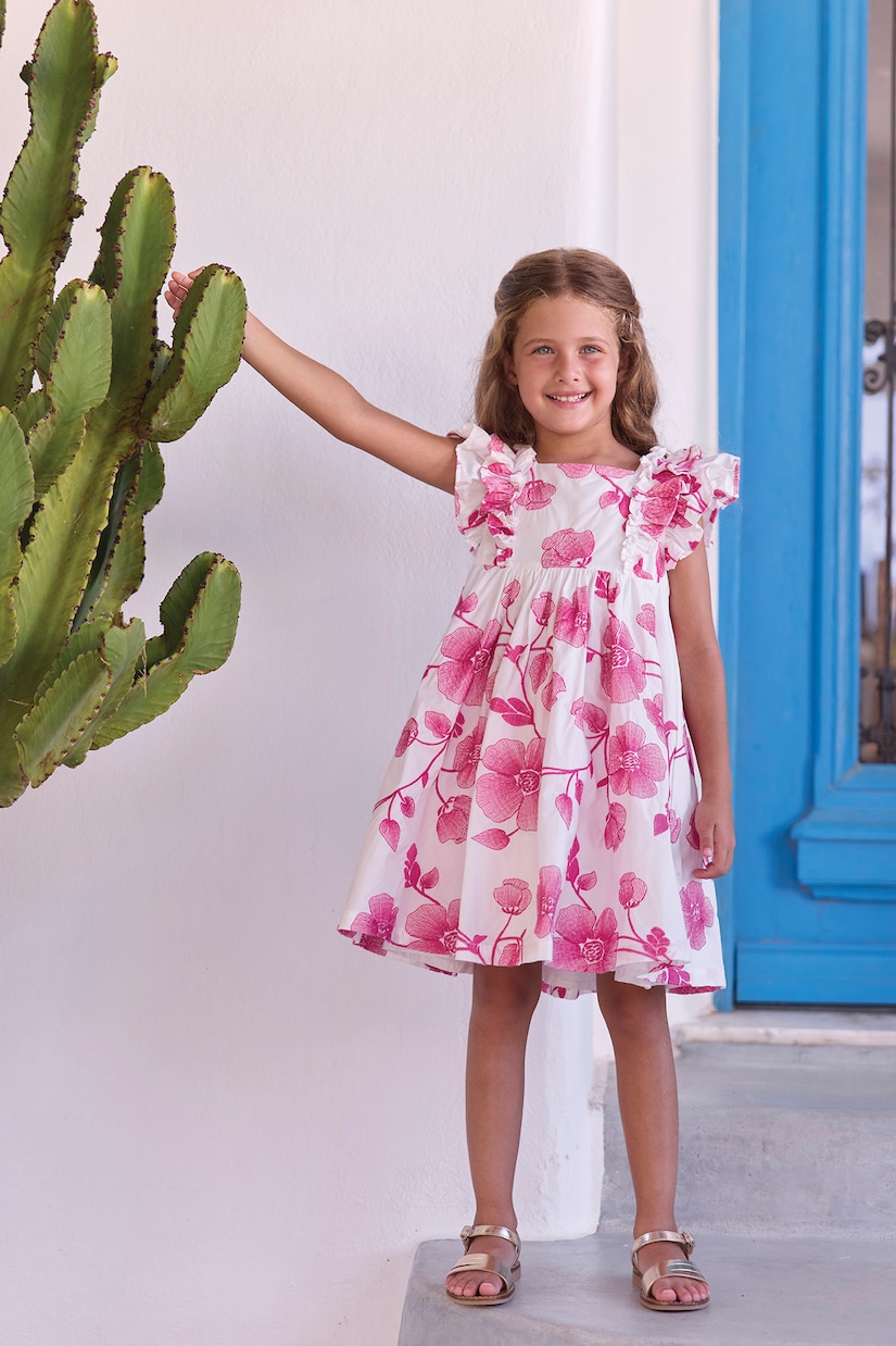 Floral cotton dress | Tartine et Chocolat