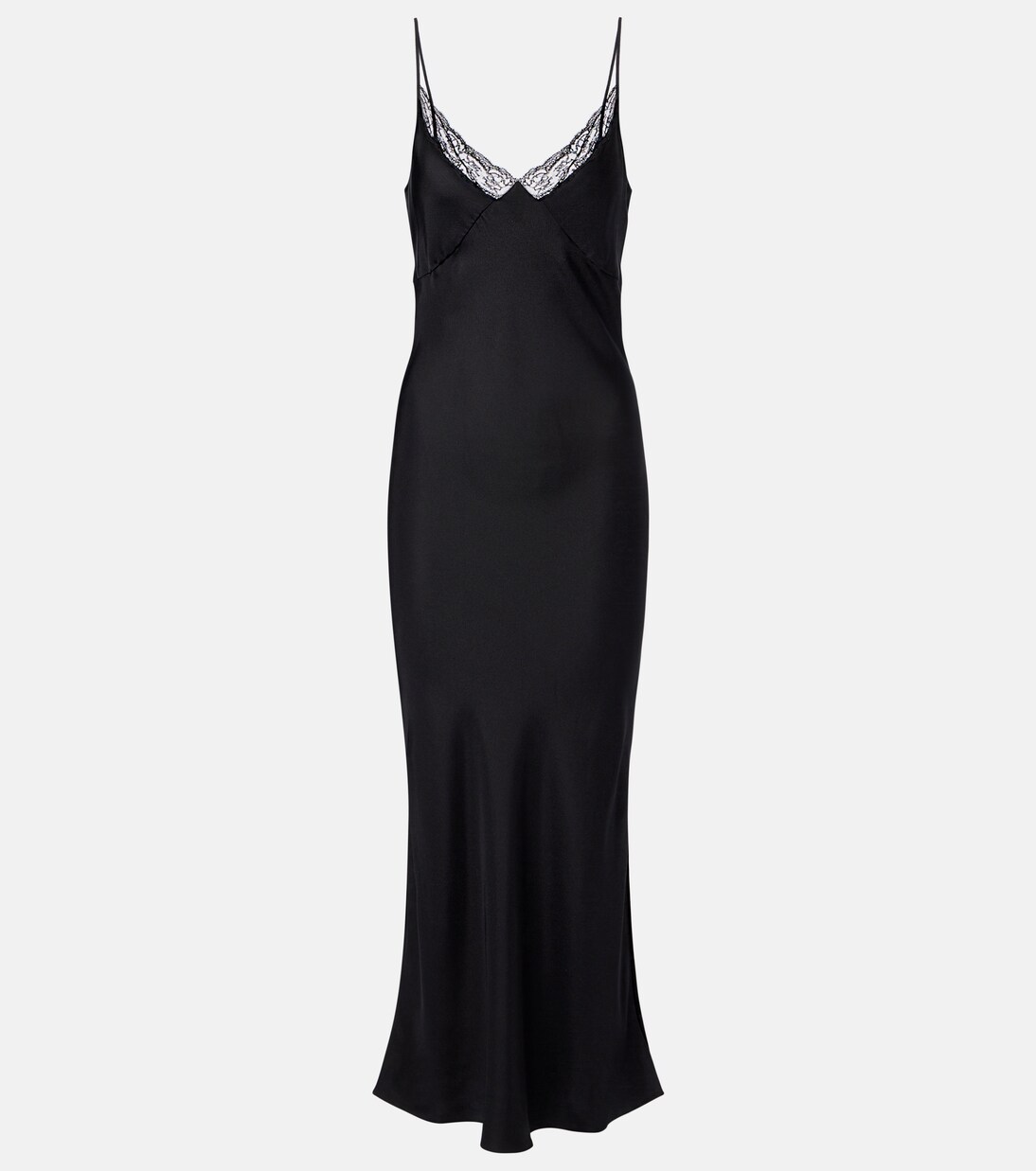 Barina lace-trimmed silk slip dress | The Row