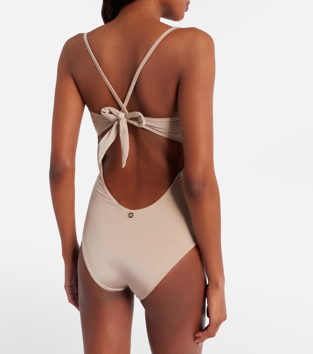 Curva ruched halterneck swimsuit | Max Mara