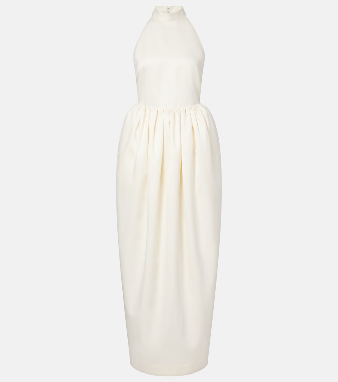 Bridal halterneck satin gown | Rotate