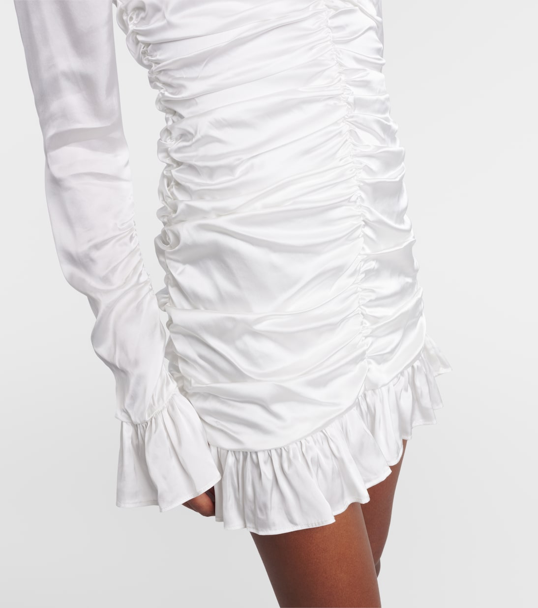 Bridal Minikleid aus Satin | Rotate