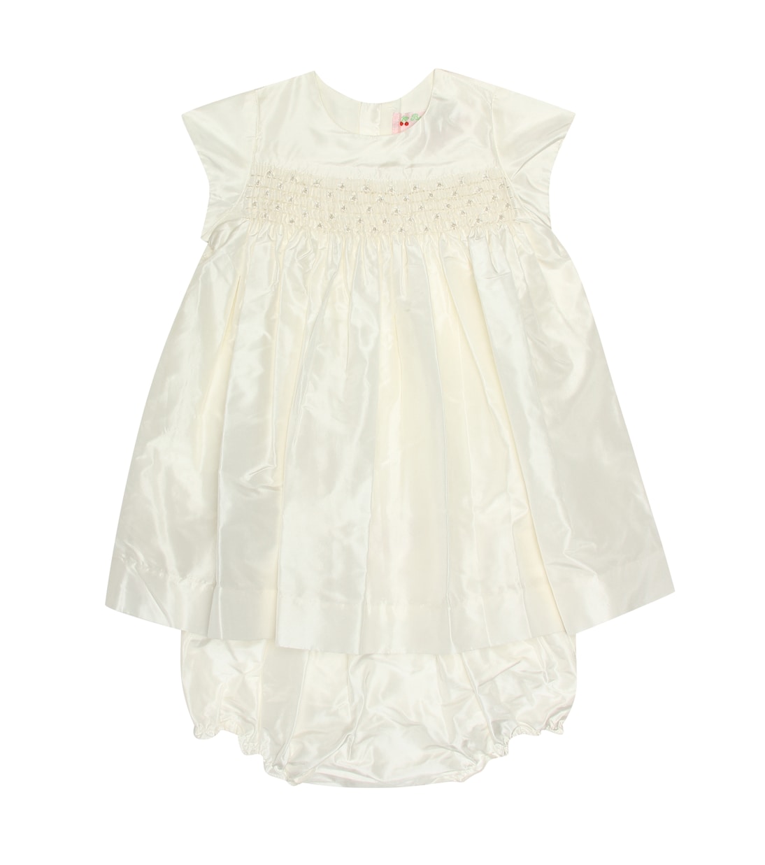 Baby - Abito Maruska in seta con culottes | Bonpoint
