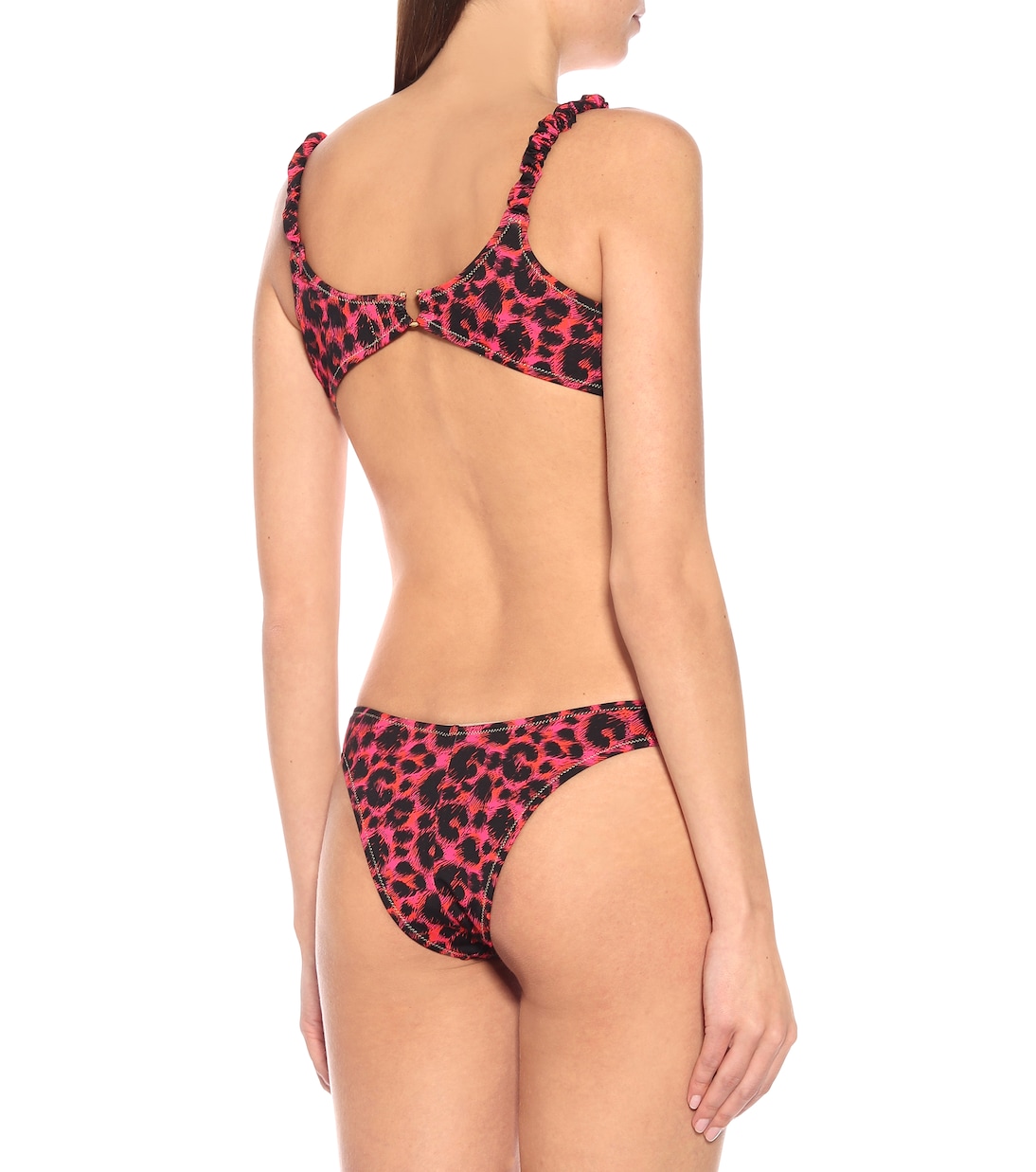 Top bikini Luca a stampa leopardata | Reina Olga