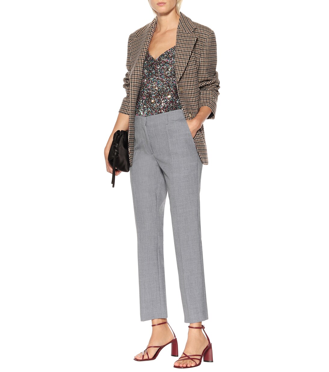 High-rise wool-blend pants | Dries Van Noten
