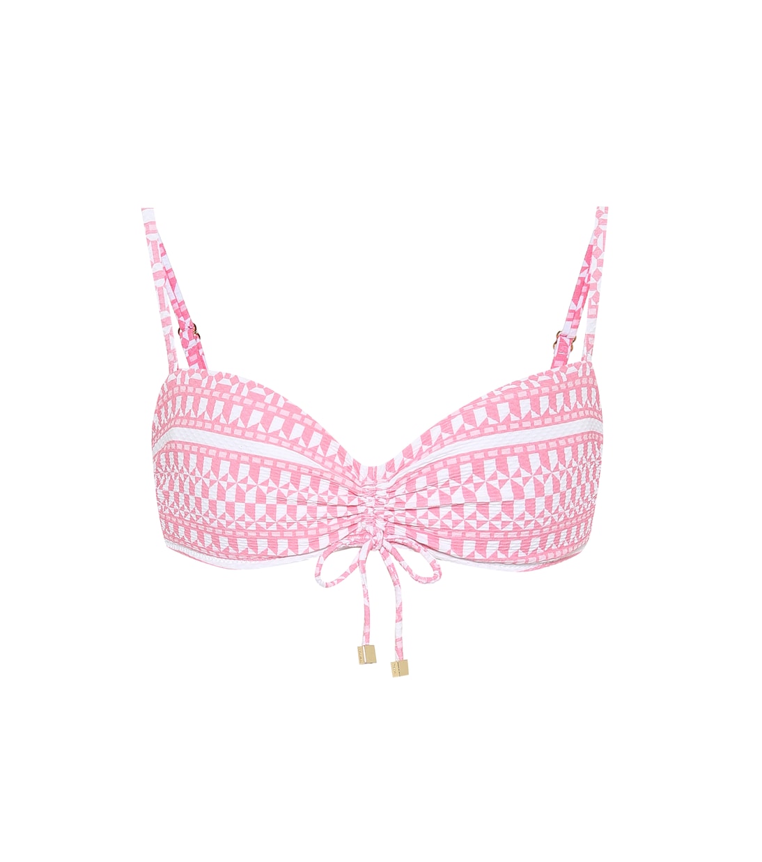 Top de bikini bandeau Buenos Aires estampado | Heidi Klein