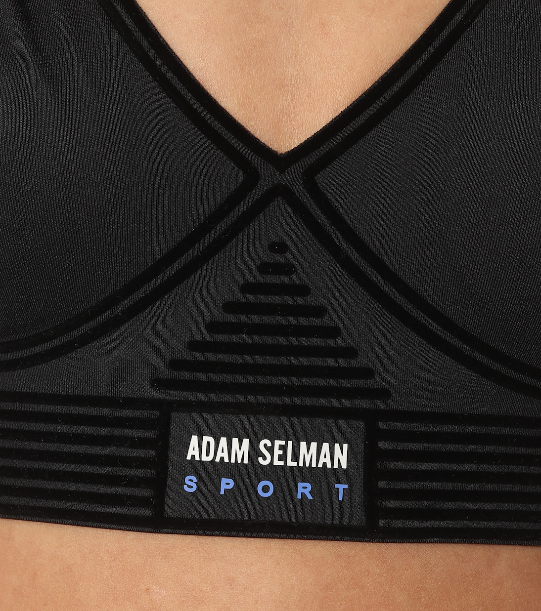 Top sportivo in nylon stretch | Adam Selman Sport