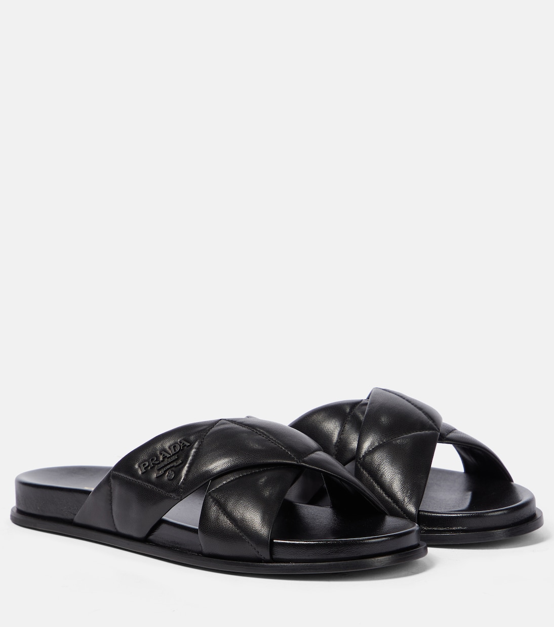 Sandali in pelle matelassé | Prada