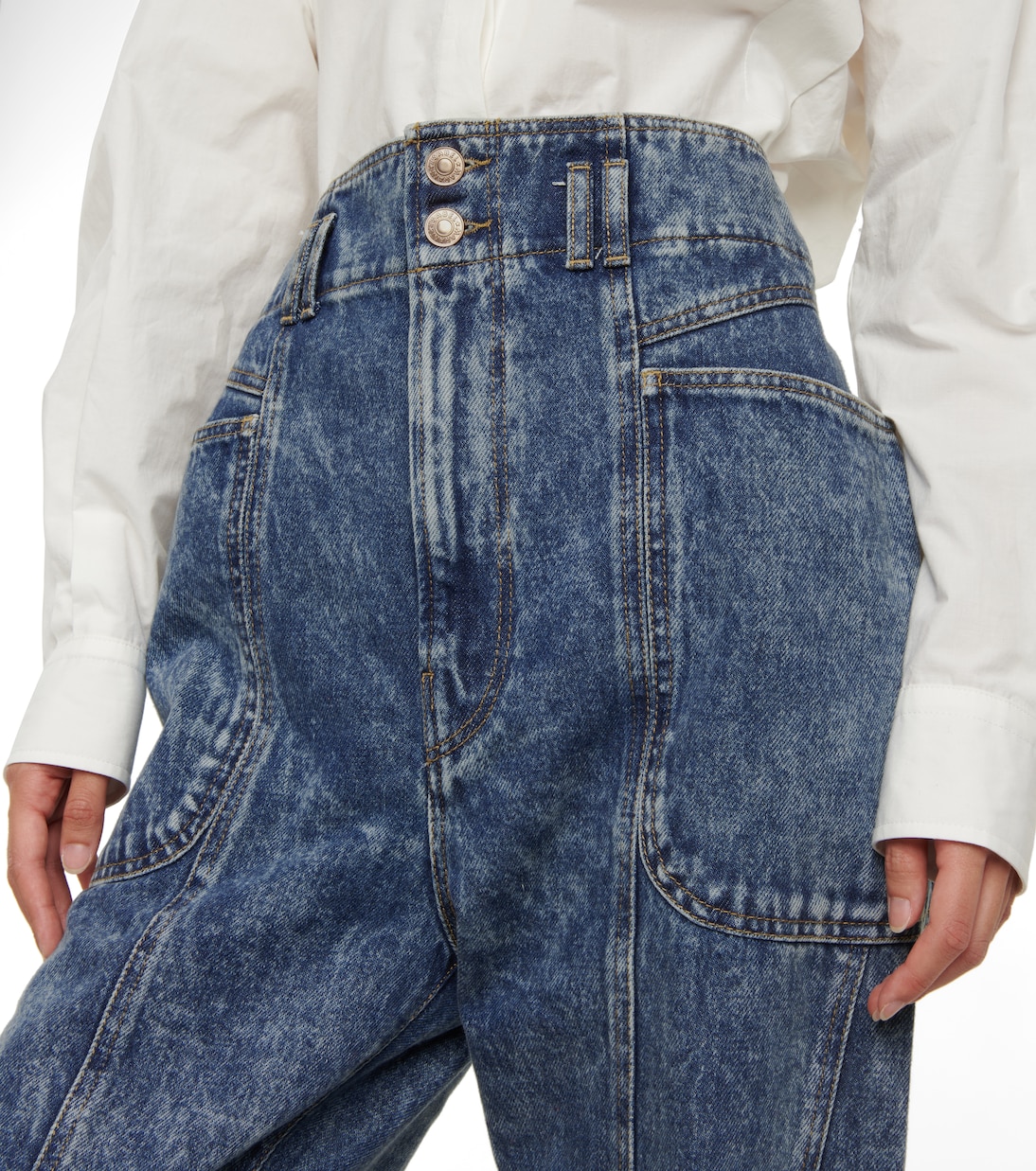 Jeans regular Tess a vita alta | Marant Etoile