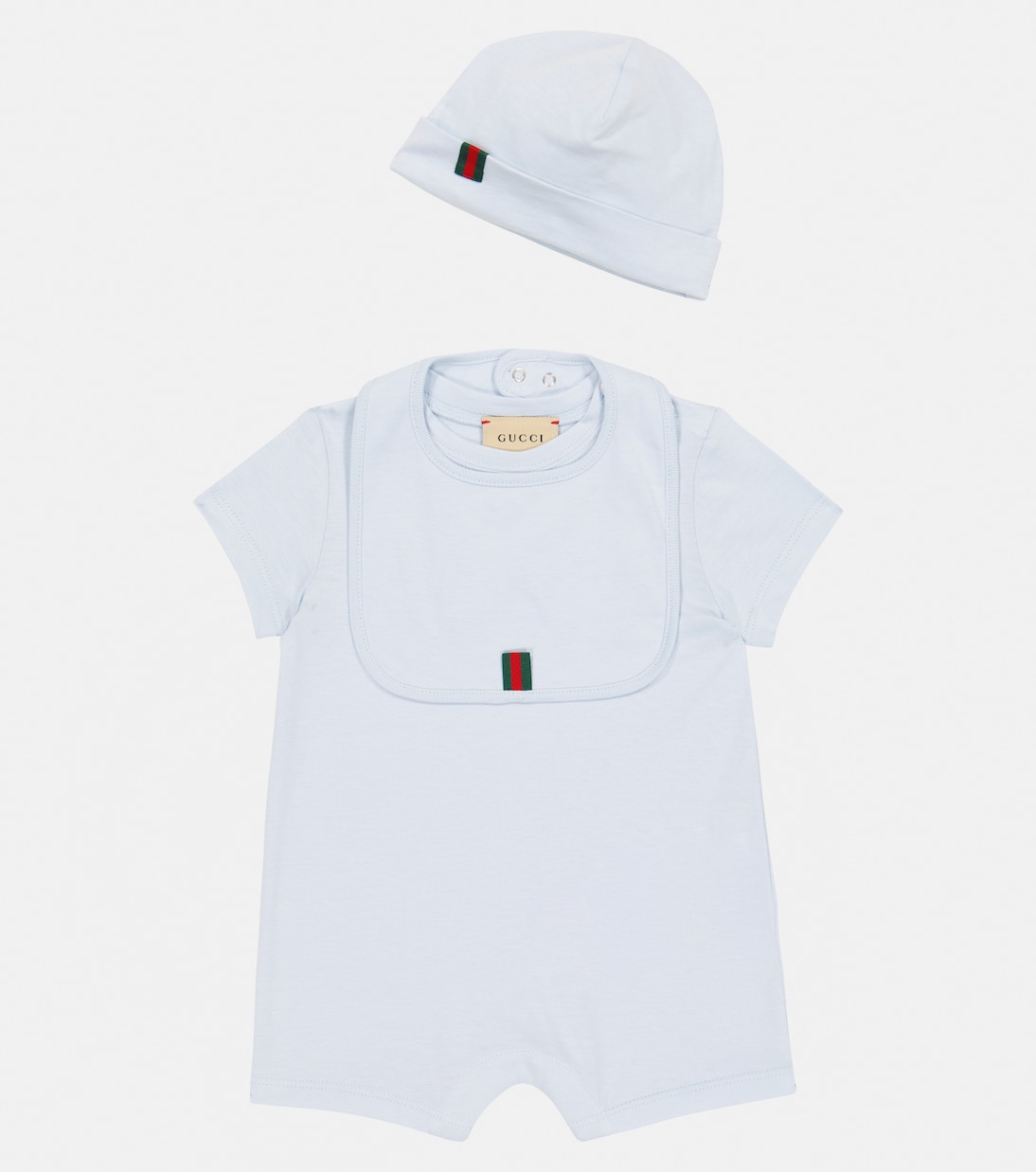 Bebé - body, babero y gorro de algodón | Gucci Kids