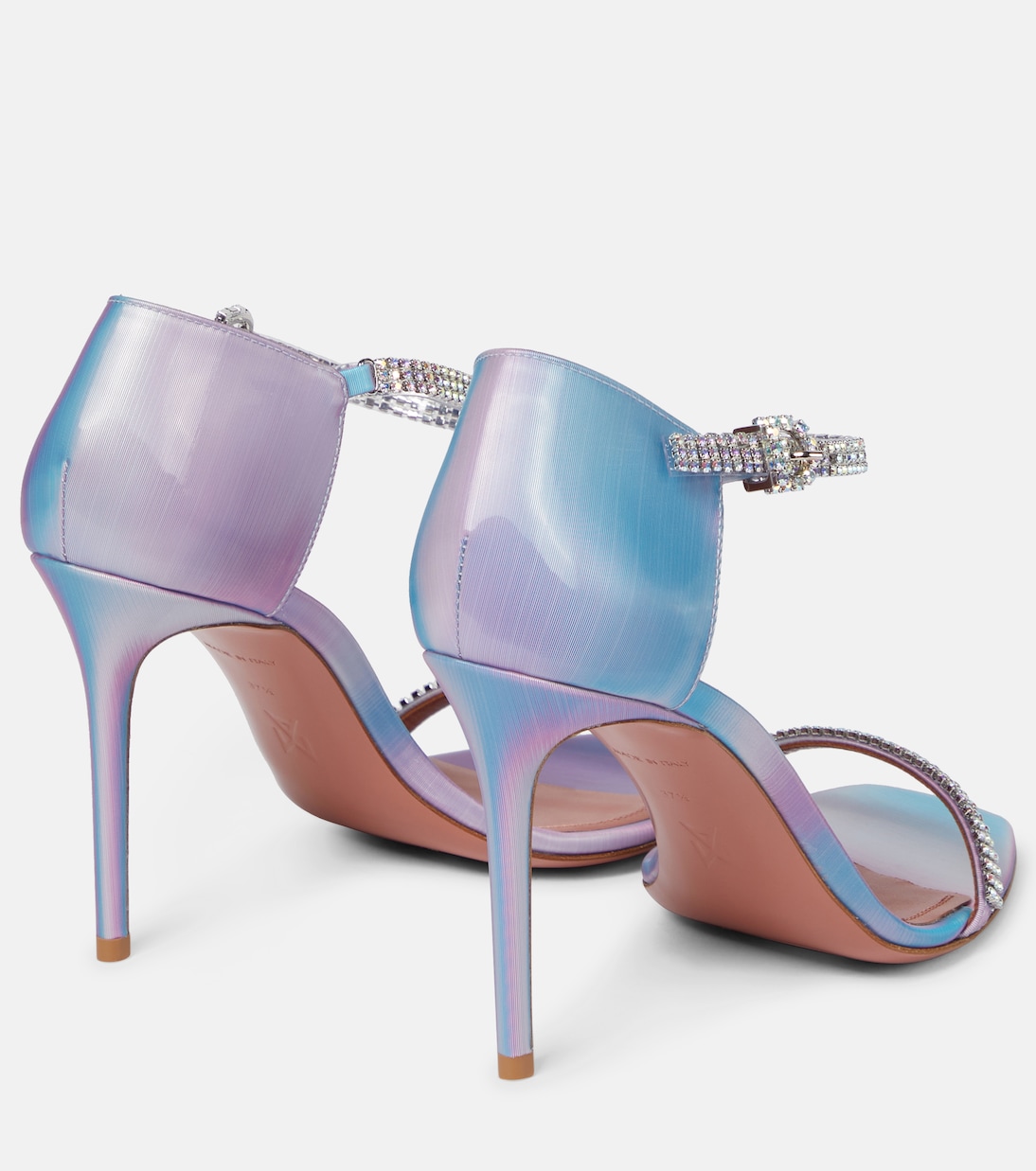 Ursina embellished leather sandals | Amina Muaddi