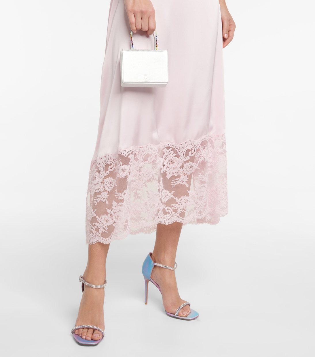 Ursina embellished leather sandals | Amina Muaddi