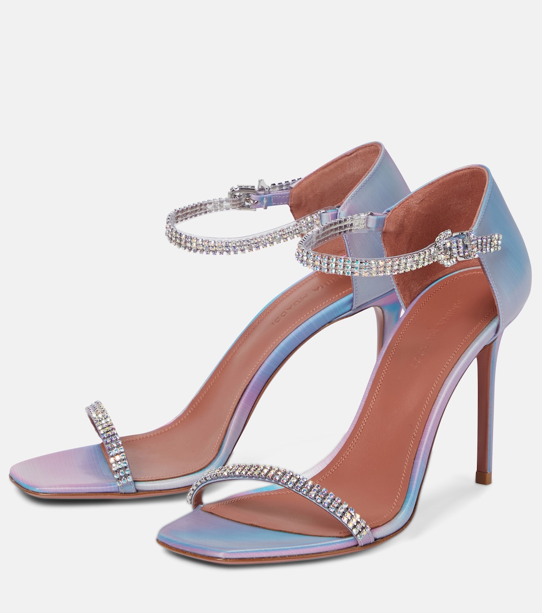 Ursina embellished leather sandals | Amina Muaddi