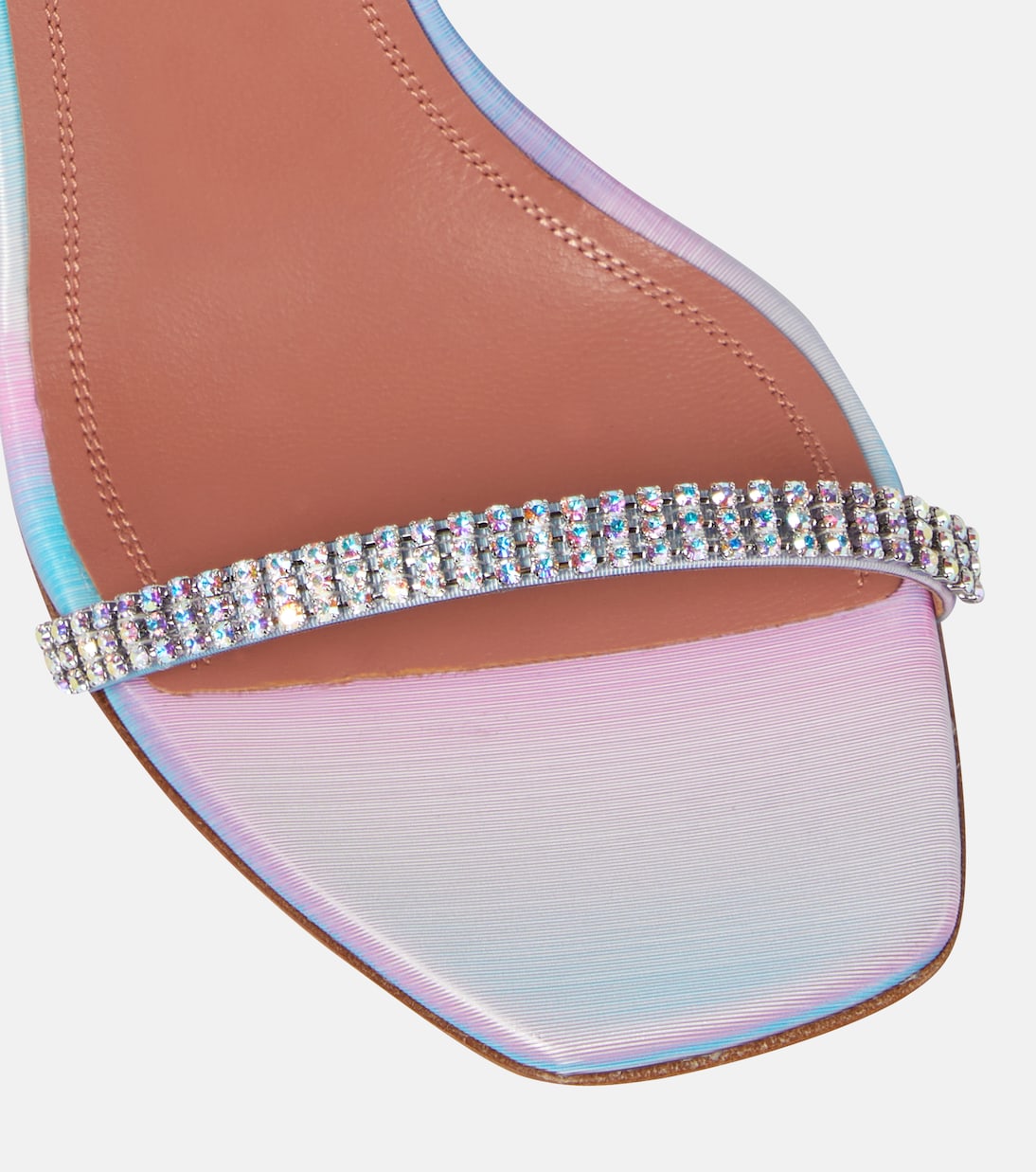 Ursina embellished leather sandals | Amina Muaddi