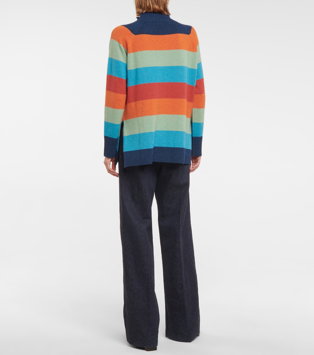 Lupetto Wharton striped cashmere sweater | Loro Piana