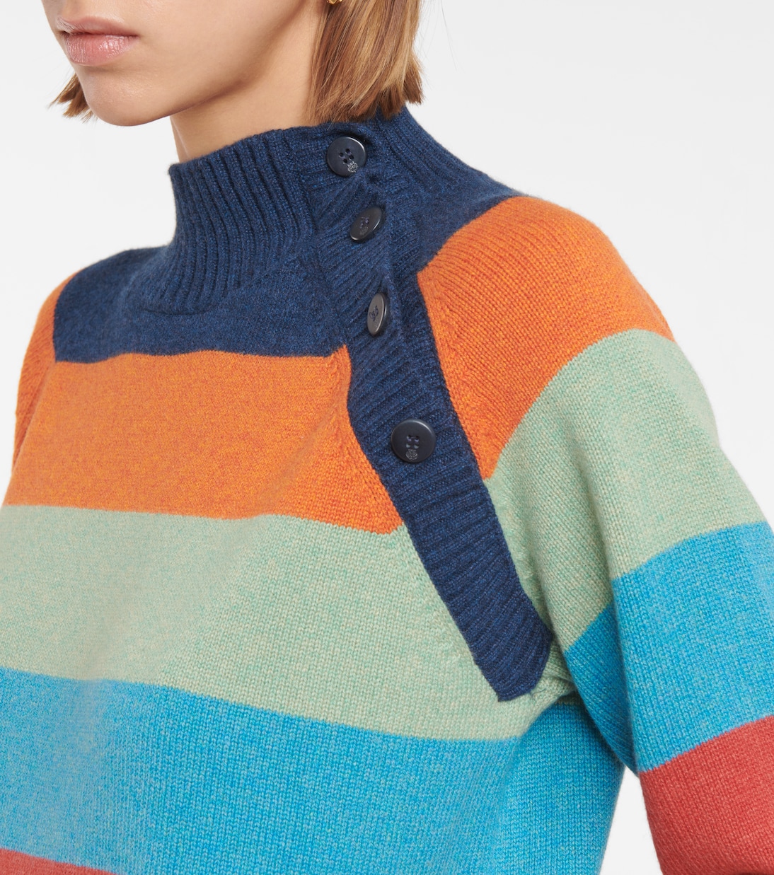 Lupetto Wharton striped cashmere sweater | Loro Piana