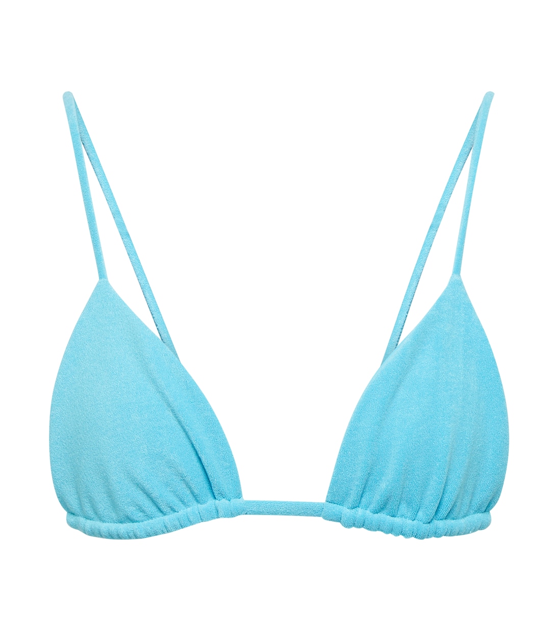 Via terry triangle bikini top | Jade Swim