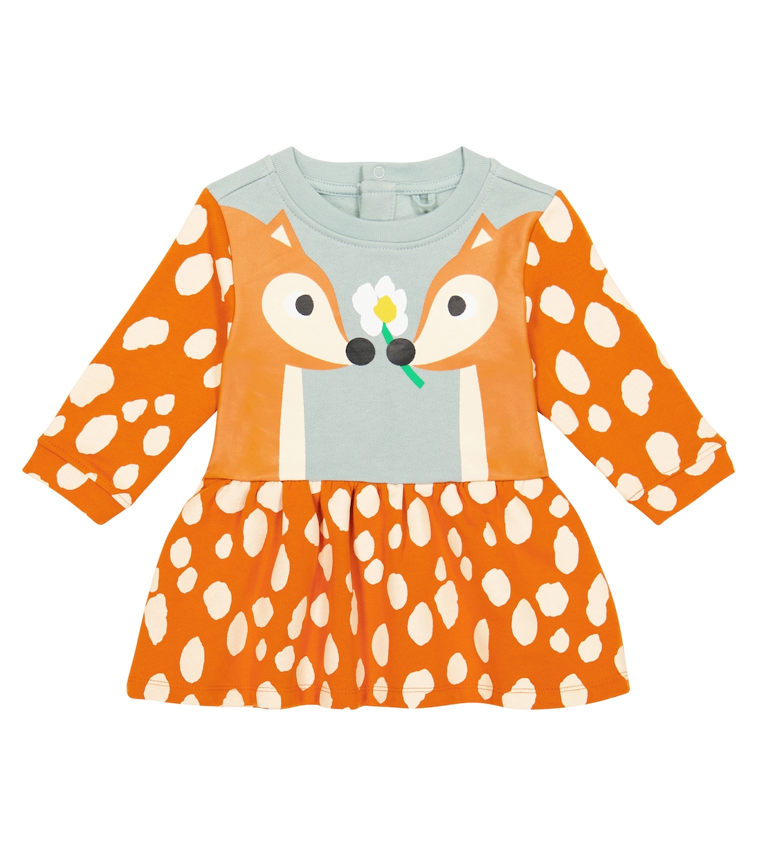 Bebé - vestido de algodón estampado | Stella McCartney Kids