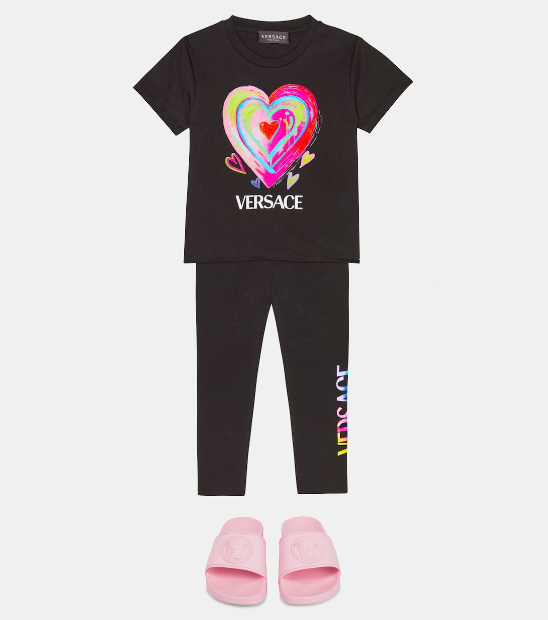 Printed jersey leggings | Versace Kids