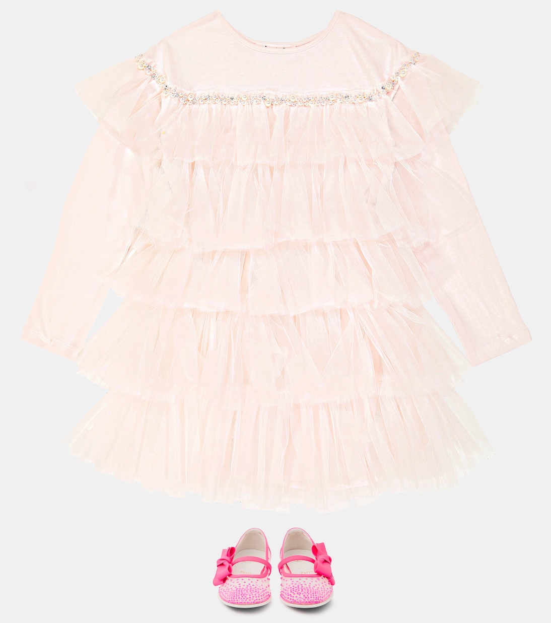 Melodie Strass ballet flats | Christian Louboutin Kids