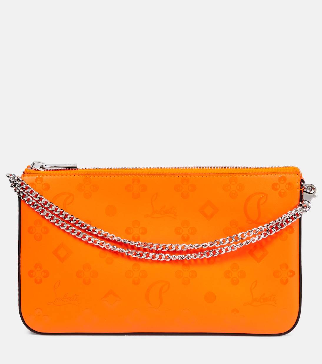 Clutch Loubila in pelle con stampa | Christian Louboutin