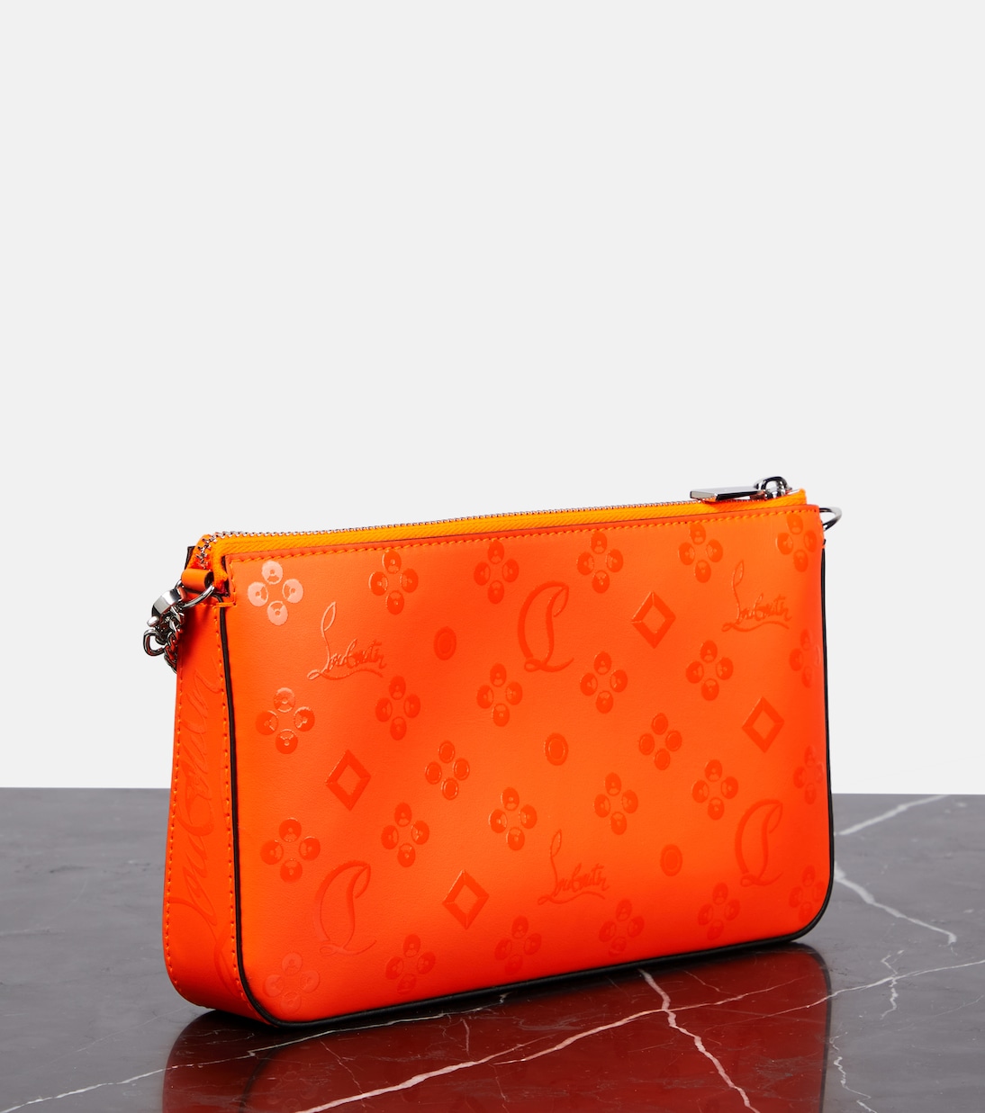 Clutch Loubila in pelle con stampa | Christian Louboutin