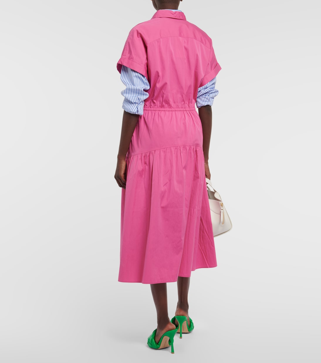 Drawstring cotton shirt dress | Polo Ralph Lauren