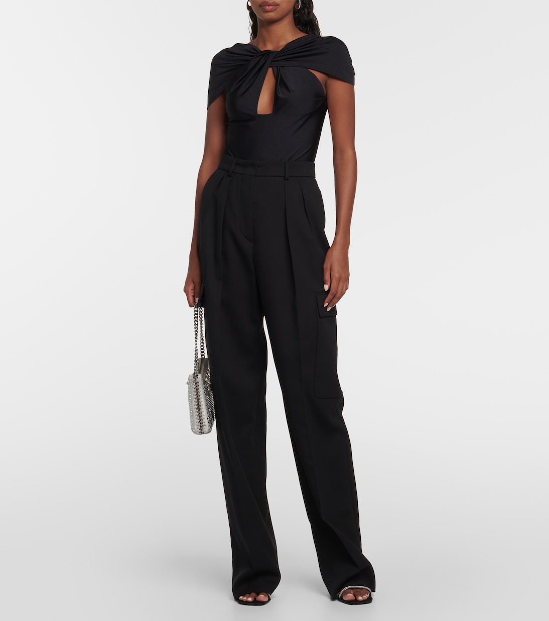 Cutout jersey bodysuit | Coperni