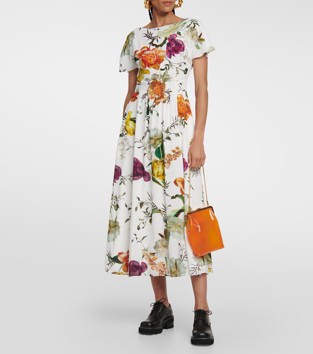 Midikleid Fraser aus Crêpe | Erdem