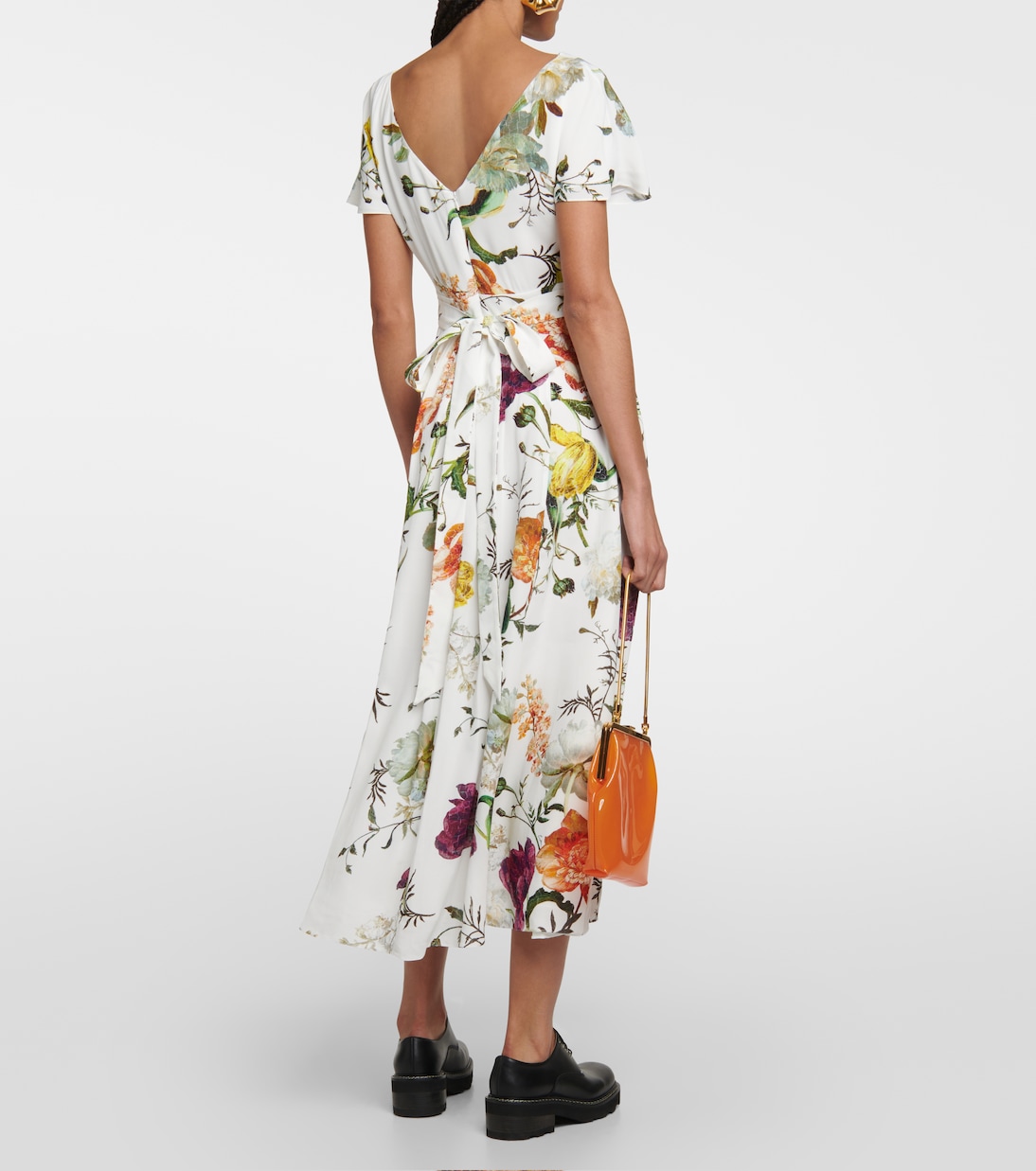 Midikleid Fraser aus Crêpe | Erdem