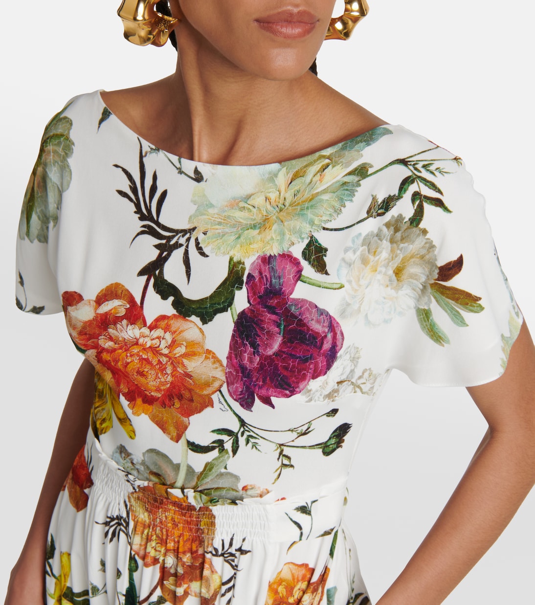 Midikleid Fraser aus Crêpe | Erdem