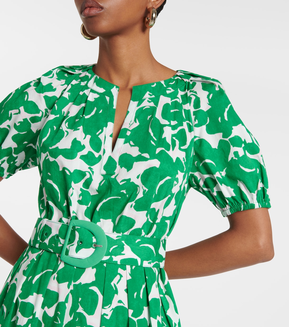 Bedrucktes Midikleid Lindy aus Baumwolle | Diane von Furstenberg