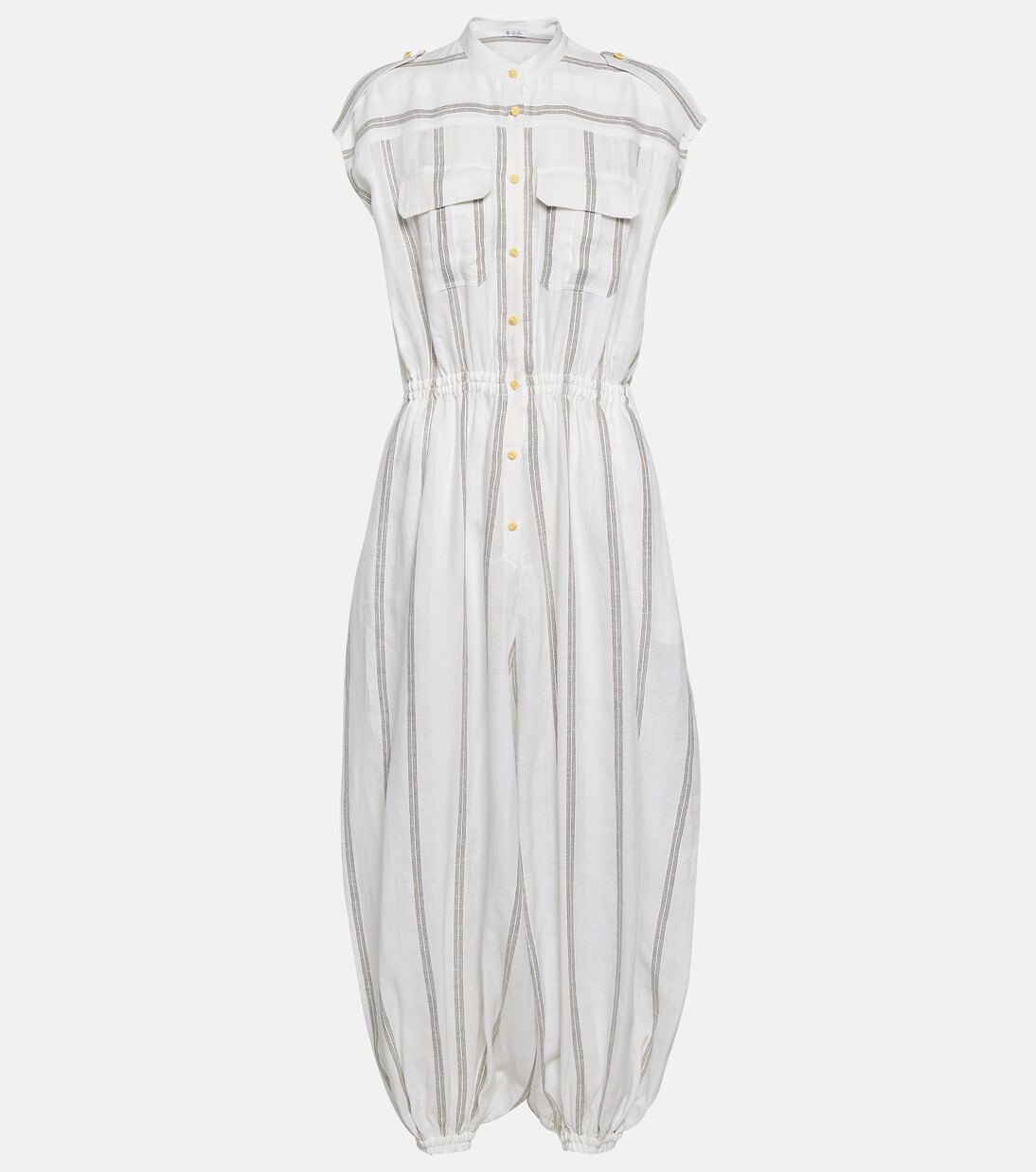 Leena linen jumpsuit | Loro Piana