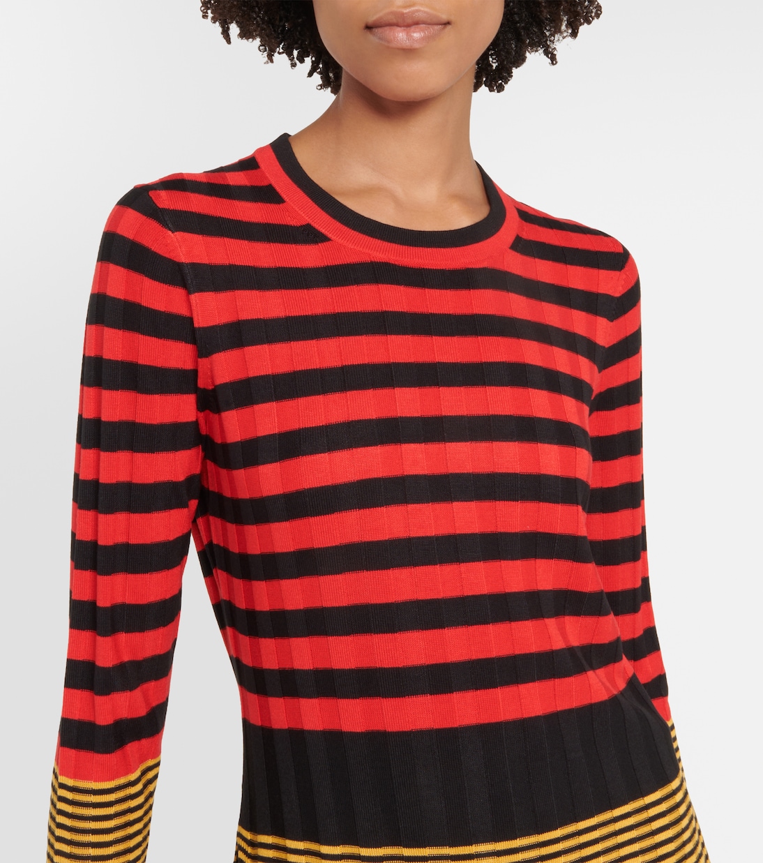 Jersey Slinky White Label a rayas | Proenza Schouler