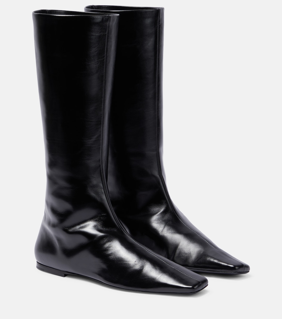 Botas altas Bette de piel | The Row