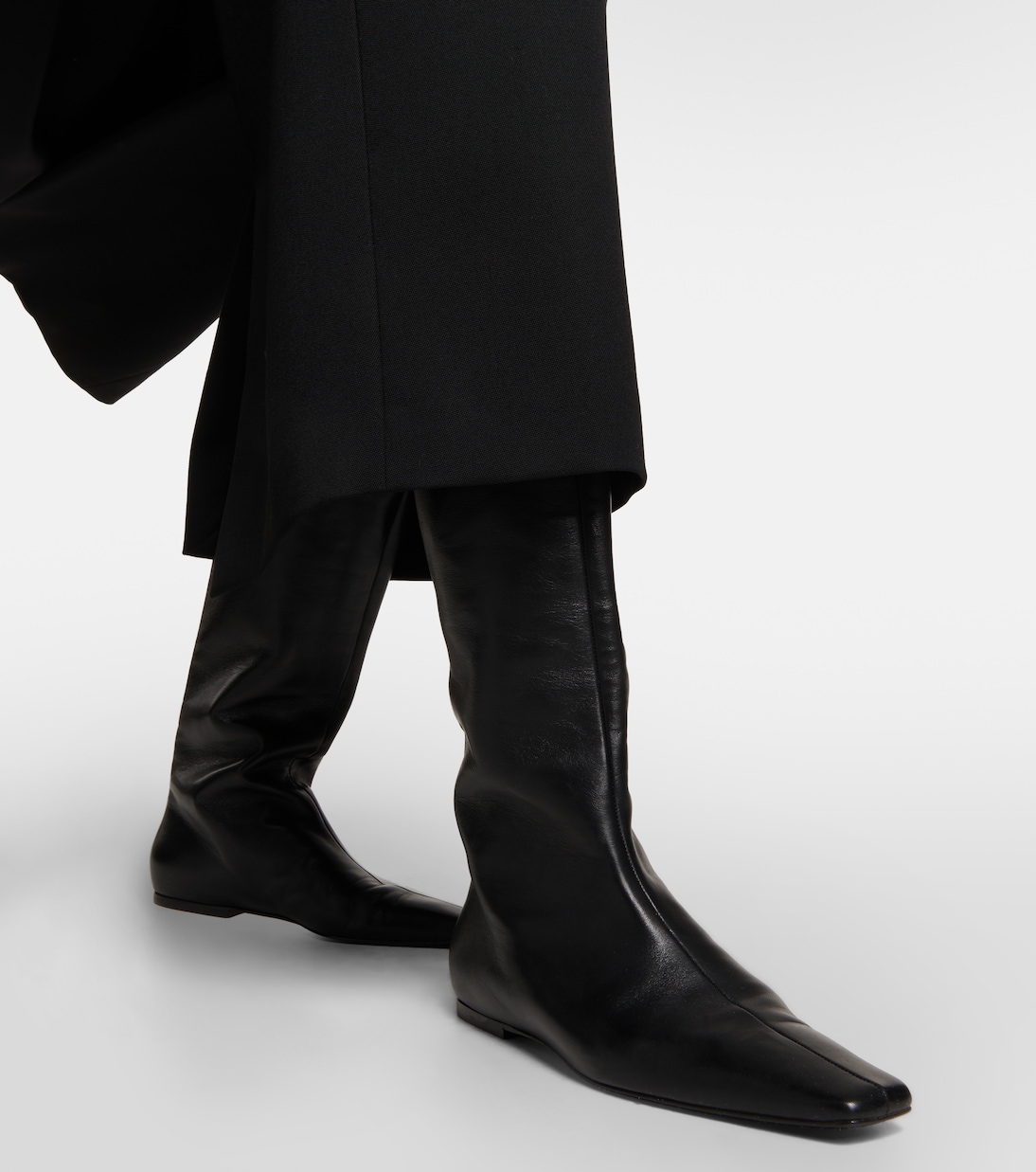 Botas altas Bette de piel | The Row