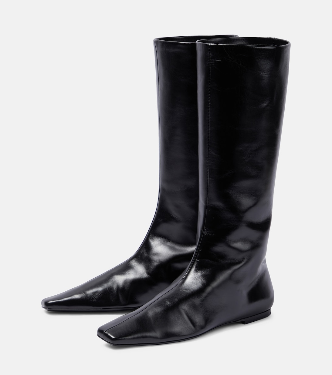 Botas altas Bette de piel | The Row