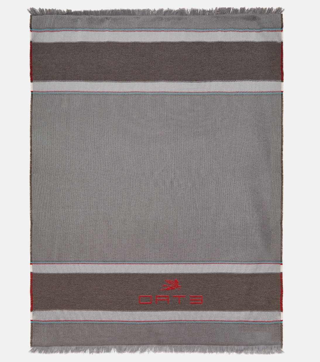 Embroidered wool and cashmere throw | Etro